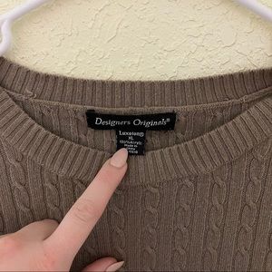 Brown Designers Originals sweater
